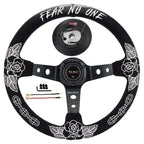 BW Rose Deep Dish Steering Wheel + Short Hub Adapter Kit For Honda Acura - Bull Boost Performance