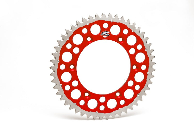 Renthal 2027 Honda CRF450 5240-520 Twinring Rear Sprocket - Red 50T
