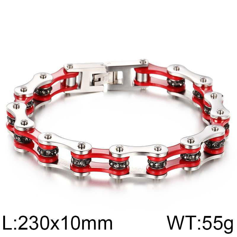Motorcycle Chain Bracelet for Men - Stainless Steel