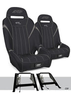PRP GT3 Suspension Seats Kit for Can-Am Maverick X3 (Pair) - Black & Gray