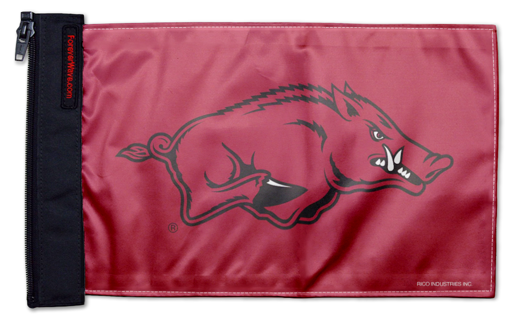 Arkansas 11"x17" Forever Wave Flag for Jeep Wrangler YJ 1986-1995