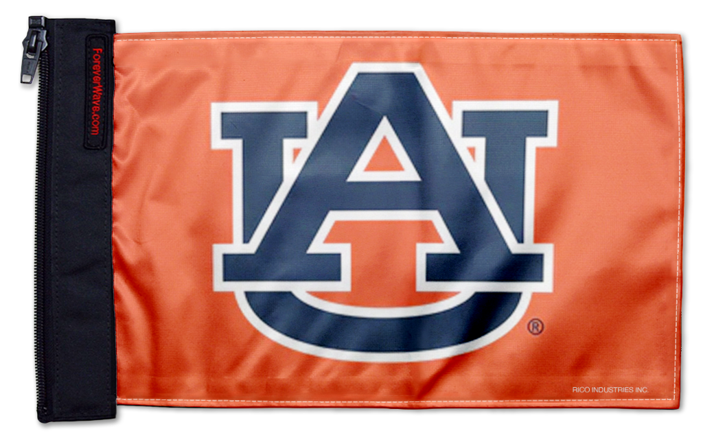 Auburn 11"x17" Forever Wave Flag for Jeep Wrangler JK 2-Door 2007-2018