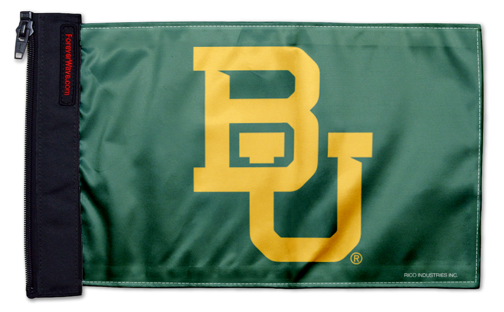 Baylor 11"x17" Forever Wave Flag for Jeep Wrangler TJ 1996-2006