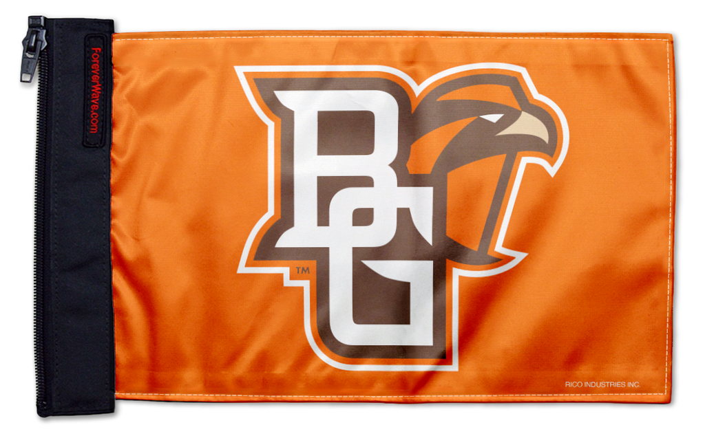 Bowling Green 11"x17" Forever Wave Flag for Jeep Wrangler JK 2-Door 2007-2018