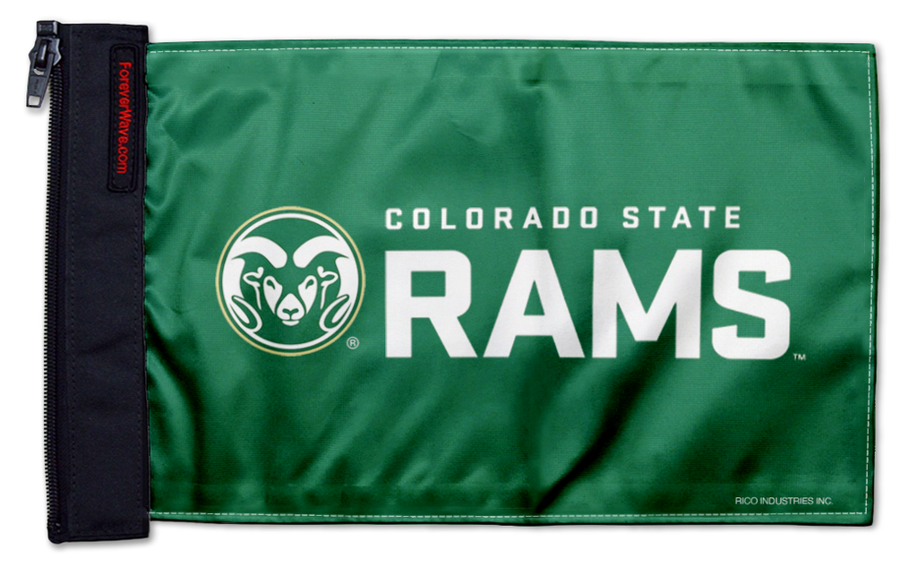 Colorado State 11"x17" Forever Wave Flag for Jeep Wrangler JLU 4-Door 2018-Present