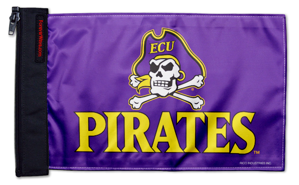 East Carolina 11"x17" Forever Wave Flag for Jeep Wrangler JK 2-Door 2007-2018