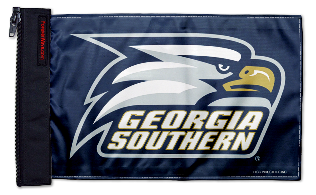 Georgia Southern 11"x17" Forever Wave Flag for Jeep Wrangler JK 2-Door 2007-2018