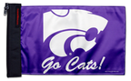 Kansas State 11"x17" Forever Wave Flag for Bronco