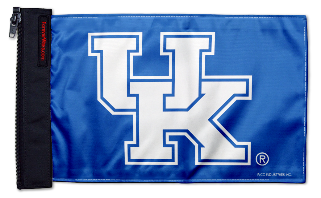 Kentucky 11"x17" Forever Wave Flag for Jeep Wrangler JKU 4-Door 2007-2018