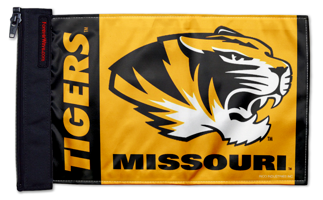 Missouri 11"x17" Forever Wave Flag for Jeep Wrangler JLU 4-Door 2018-Present