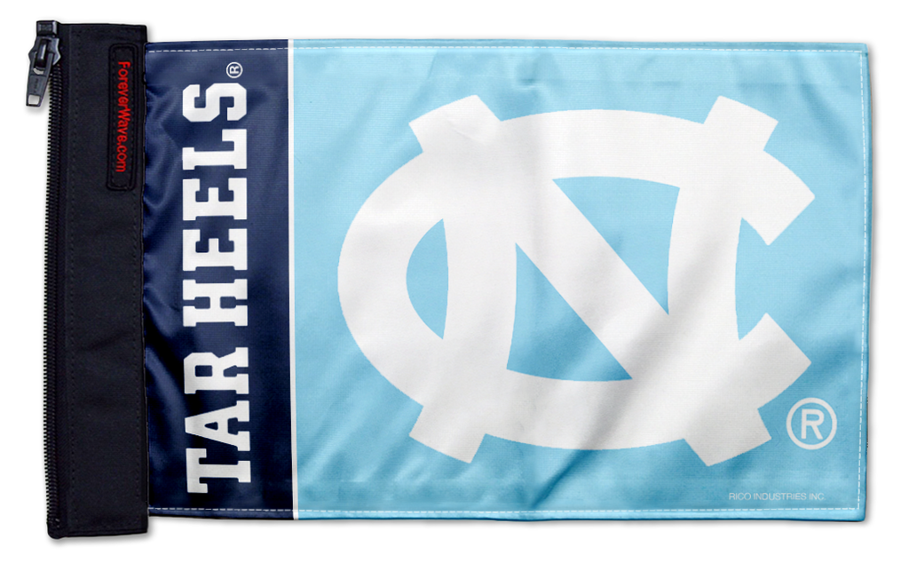North Carolina 11"x17" Forever Wave Flag for Jeep Wrangler JL 2-Door 2018-Present