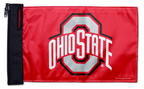 Ohio State Red11"x17" Forever Wave Flag for Jeep Wrangler JL 2-Door 2018-Present