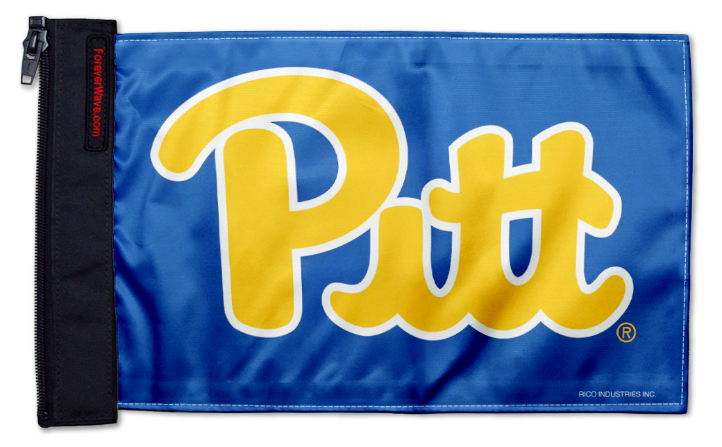 Pittsburgh PITT 11"x17" Forever Wave Flag for Jeep Wrangler LJ 2003-2006