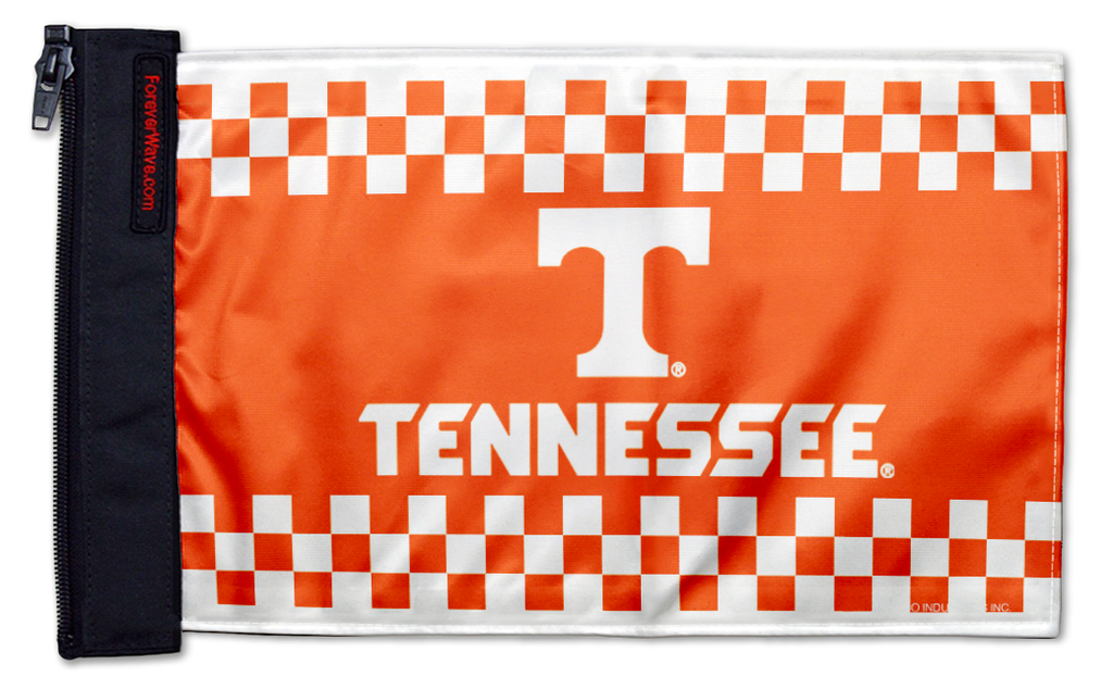 Tennessee 11"x17" Forever Wave Flag for Jeep Wrangler JK 2-Door 2007-2018
