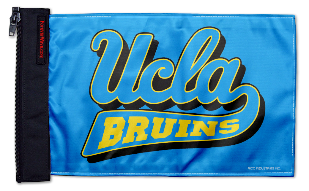UCLA 11"x17" Forever Wave Flag for Jeep Wrangler LJ 2003-2006
