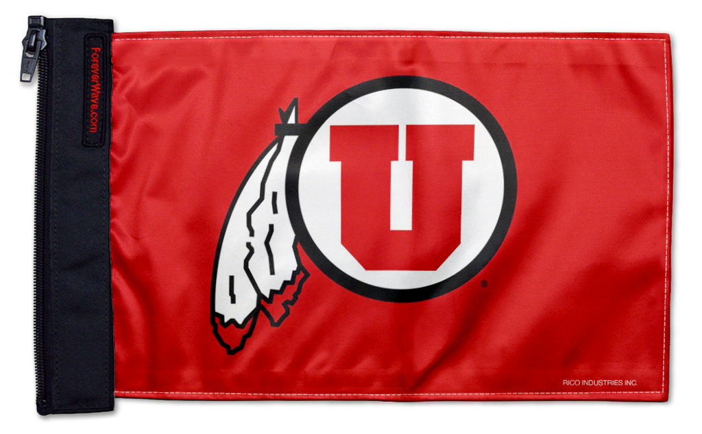 Utah 11"x17" Forever Wave Flag for Boats