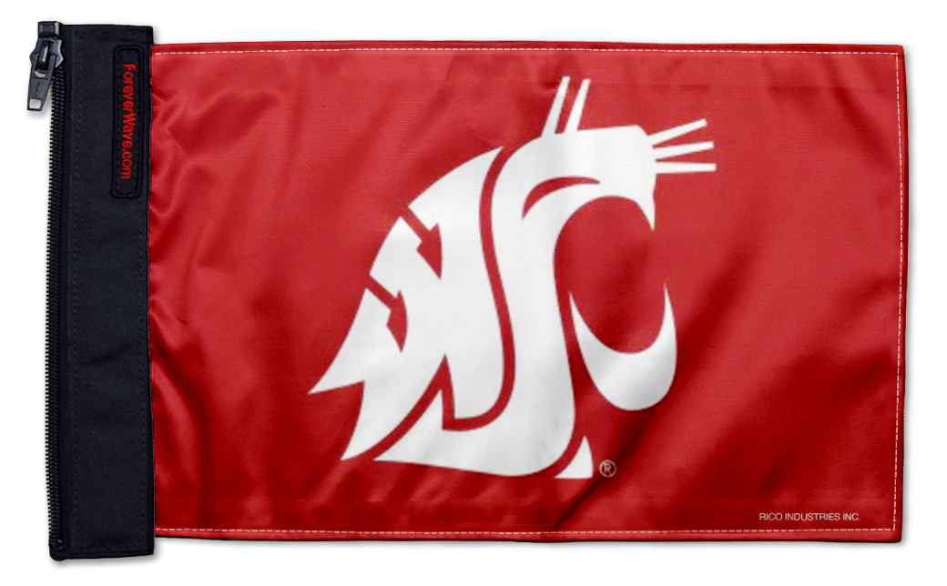 Washington State 11"x17" Forever Wave Flag for Jeep Wrangler YJ 1986-1995