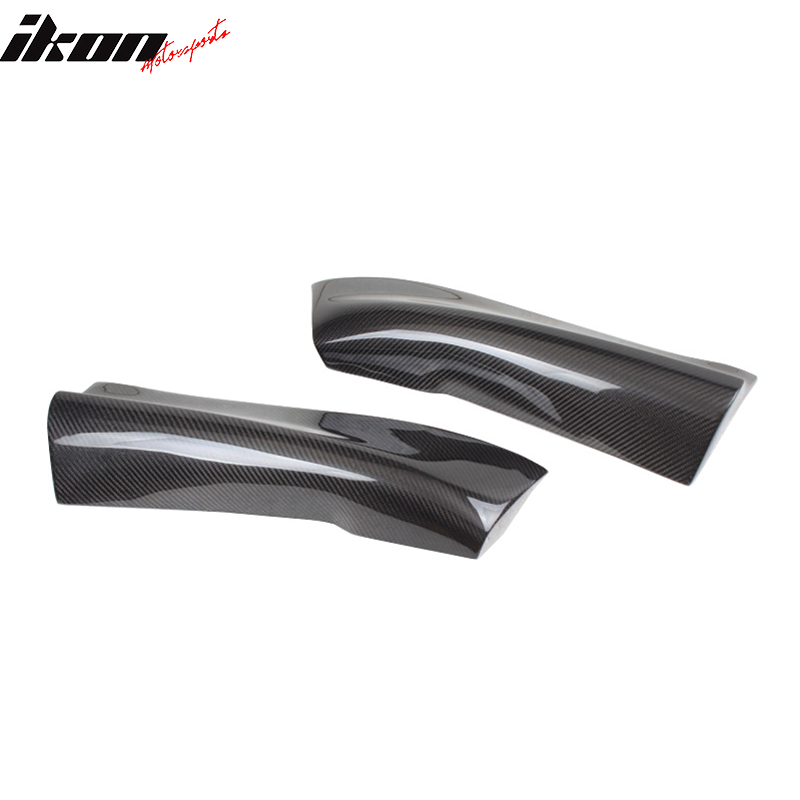 2013-2016 Audi A4 B9 R Style Rear Bumper Splitters Aprons Carbon Fiber