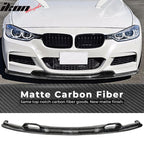 2012-2018 BMW F30 3-Series M Sport 3D Front Lip Forged Carbon Fiber