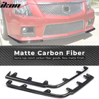 2009-2015 Cadillac CTS V KPE Style Front Bumper Lip Carbon Fiber