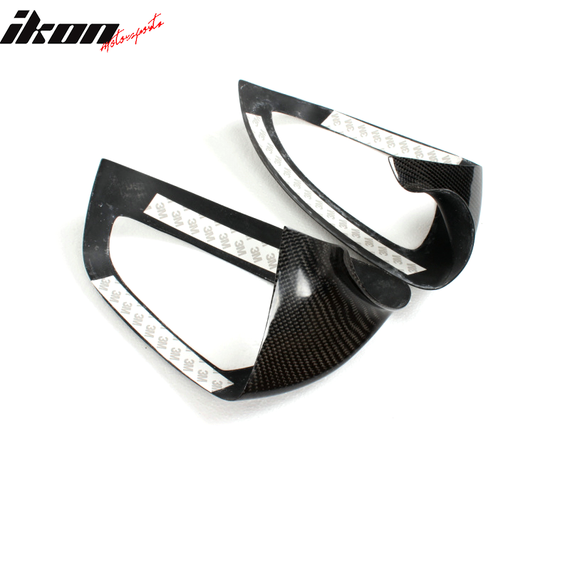 2008-2011 Benz C-Class W204 JC Style Mirror Cover Caps Carbon Fiber