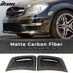 2012-2014 Benz W204 C63 AMG Style Side Fender Fin Vent Carbon Fiber