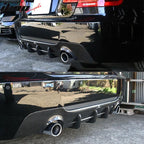 2007-2013 BMW E92 E93 3 Series MP Style Rear Lip Diffuser Carbon Fiber