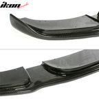 2011-2016 BMW 5 Series F10 HM Style Front Bumper Lip Carbon Fiber
