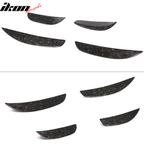 2015-2021 Benz C-Class W205 Front Bumper Splitter Forged Carbon Fiber