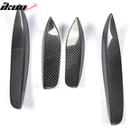 2015-2021 Benz C-Class W205 JC Front Bumper Fins Canards Carbon Fiber