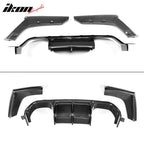 2015-2020 BMW M3 F80 M4 F82 V Style Rear Bumper Diffuser Carbon Fiber
