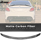 2015-2021 Benz W205 C Class ML Style Rear Trunk Spoiler Carbon Fiber