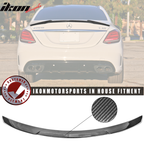2015-2021 Benz W205 C Class ML Style Rear Trunk Spoiler Carbon Fiber