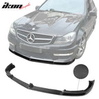 2012-2014 Mercedes Benz C Class W204 AMG V Style Front Bumper Lip Carb