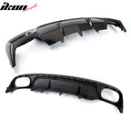 2013-2016 Audi A4 B9 Sedan R Style Rear Bumper Diffuser Carbon Fiber