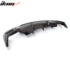 2013-2016 Audi A4 B9 Sedan R Style Rear Bumper Diffuser Carbon Fiber