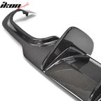 2012-2015 Benz W204 C63 AMG Style Rear Bumper Diffuser Carbon Fiber