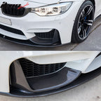 2015-2020 BMW M3 F80 M4 F82 F83 P Style Front Bumper Lip Carbon Fiber