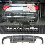 2013-2017 Audi S5 B8.5 OE Style Rear Lip Diffuser Forged Carbon Fiber