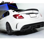 2015-2018 Benz W205 C Class JC Rear Bumper Vents Forged Carbon Fiber