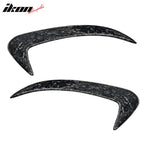 2015-2018 Benz W205 C Class JC Rear Bumper Vents Forged Carbon Fiber