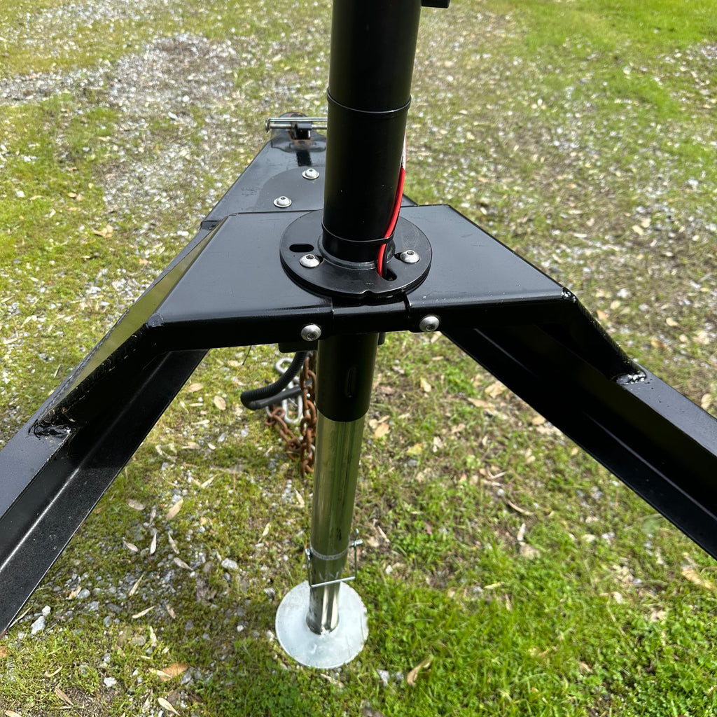 Trailer Tongue Jack Heavy Duty Relocation Mount By Gatekeeper Off-Road