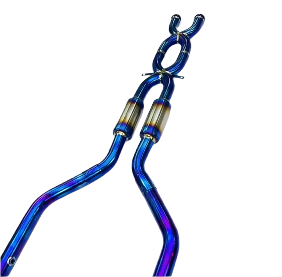 IRL Titanium Double X pipe