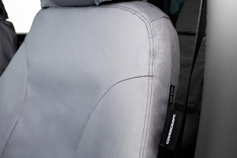 Covercraft 15-21 Ford Transit Polycotton SeatSaver Custom Third Row Seat Covers-Grey