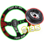 Quick Release Racing Steering Wheel Hub Adapter Bundle Kit - Bull Boost Performance