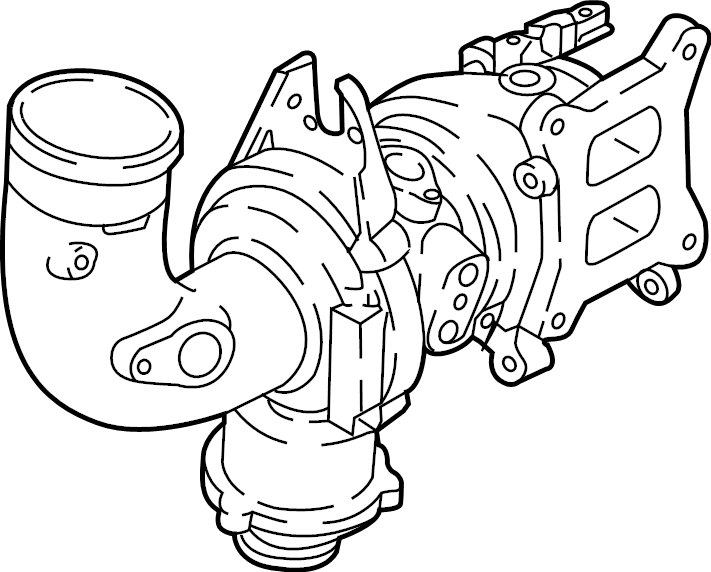 DAS MOTOR HAUS 06L145874E TURBOCHARGER 2.0L EA888 AUDI VW 2017-2024