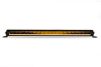 DV8 Offroad 20in Halo Elite Single Row Light Bar with Accent Light - White/Amber