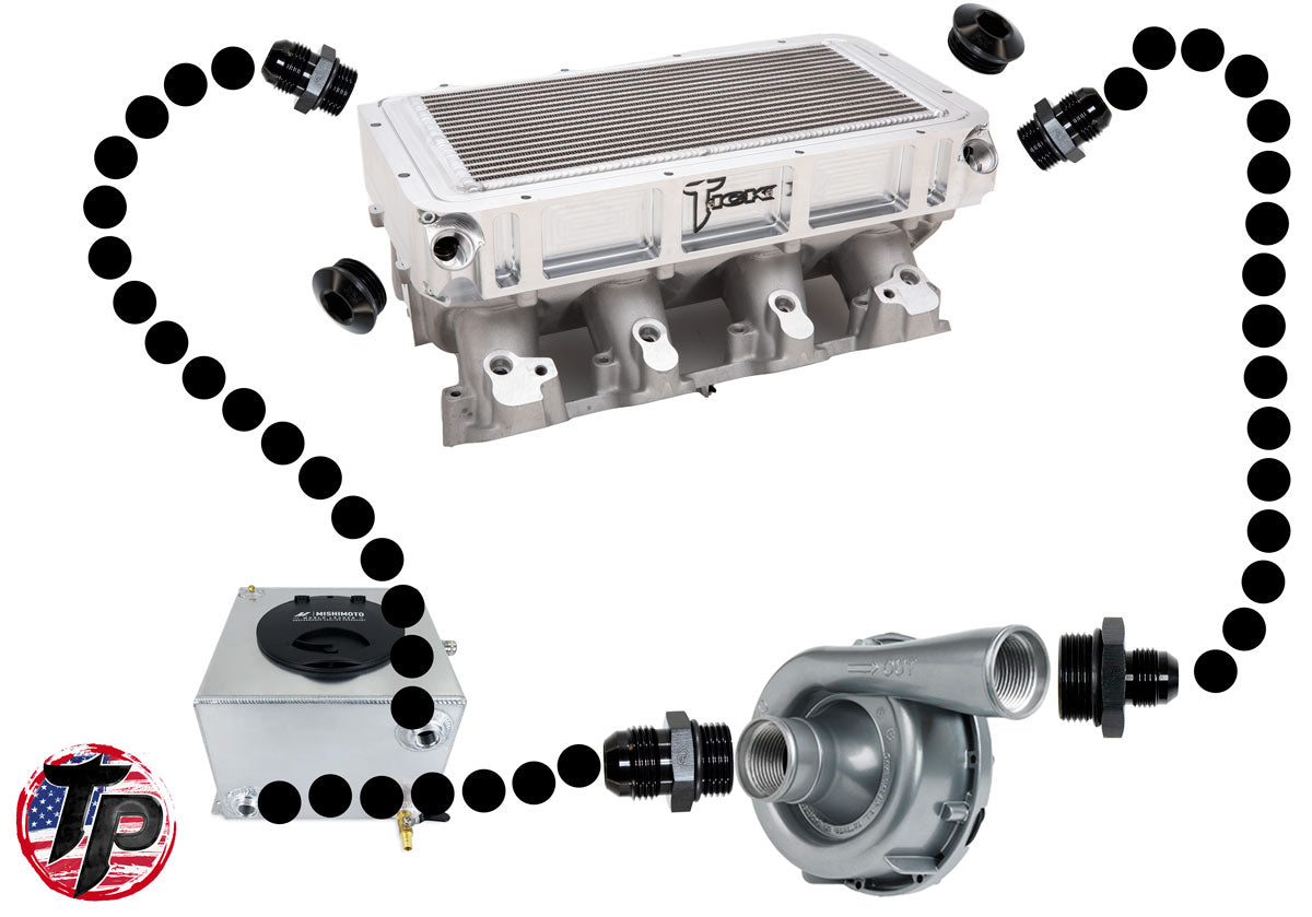 1,500hp Intercooler Single Feed Completion Kit By Tick Performance