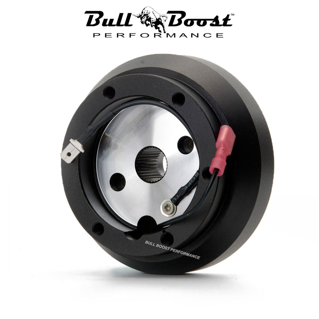 Dragon 350mm Steering Wheel + Short Hub Adapter Kit For Mazda Miata RX-7 RX-8 MX-3 MX-6 - Bull Boost Performance