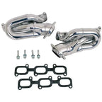 BBK Ford Mustang V6 3.7L 1-5/8 Shorty Exhaust Headers Polished Silver Ceramic 11-17